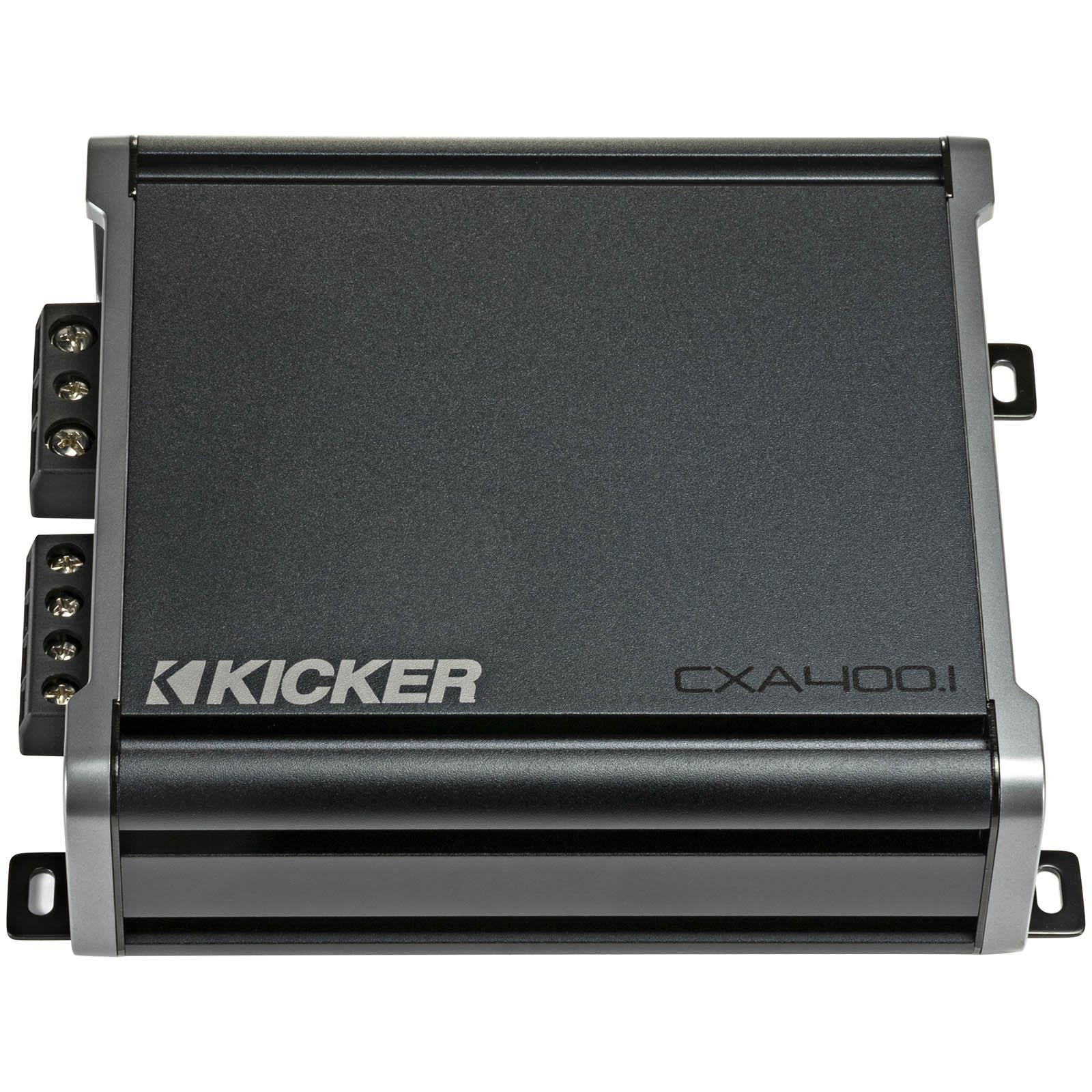 Photos - Car Amplifier Kicker CXA4001 400 Watt Mono Class D Subwoofer Amplifier 